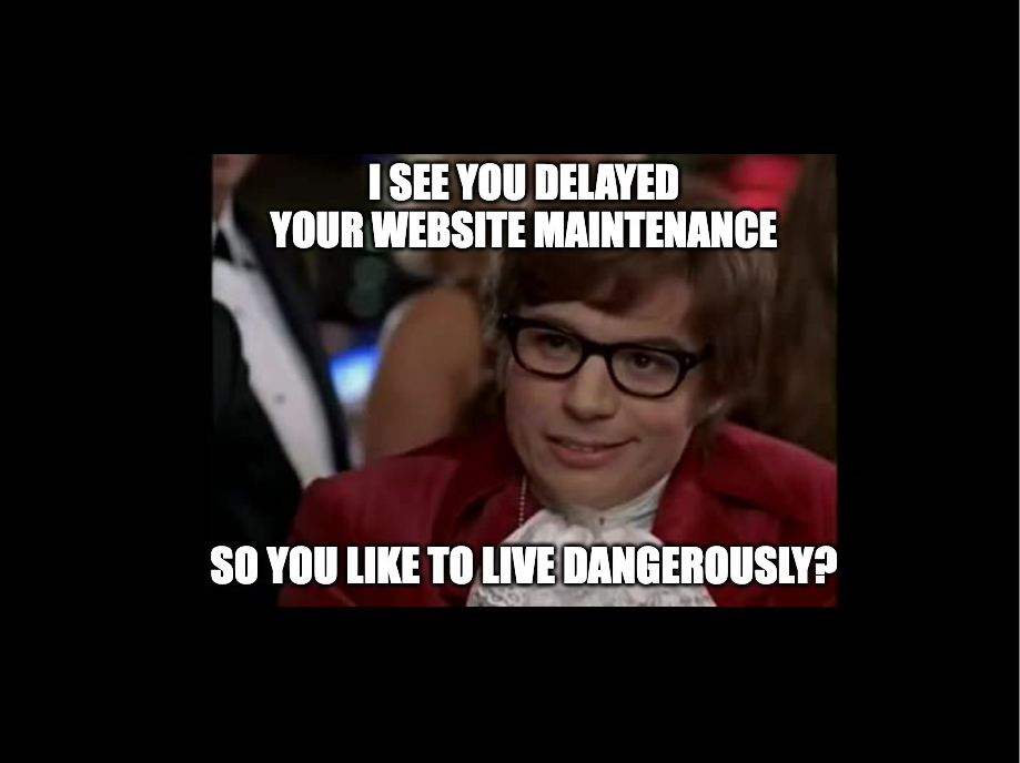 Image humoristique indiquant que la page est en construction